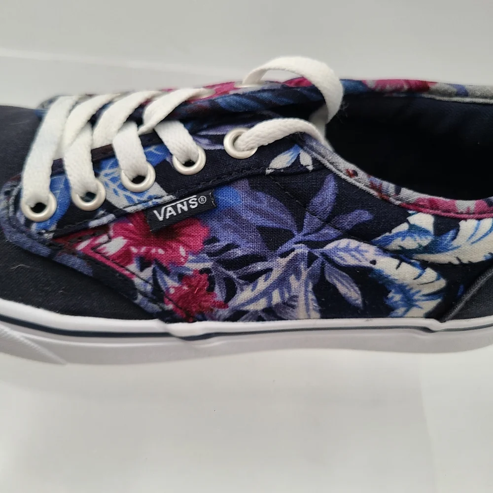 Vans Women's Off The Wall‎ Atwood 721356 Floral Parisian Blue